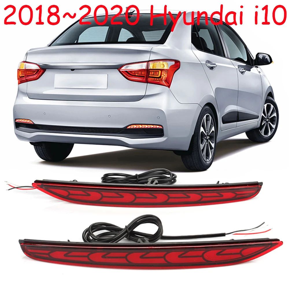 Car tail light for Hyundai i10 taillight Brake Sedan car LED 2018~2020y car accessories Taillamp for Hyundai i10 rear light fog