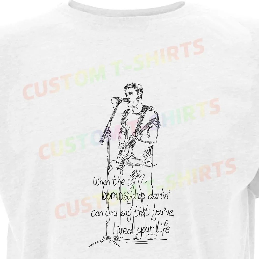 

122 208_Sam_Fender_–_Hypersonic_Missiles Fans' comic-style hand-drawn pattern T-shirts for both men and women in summer