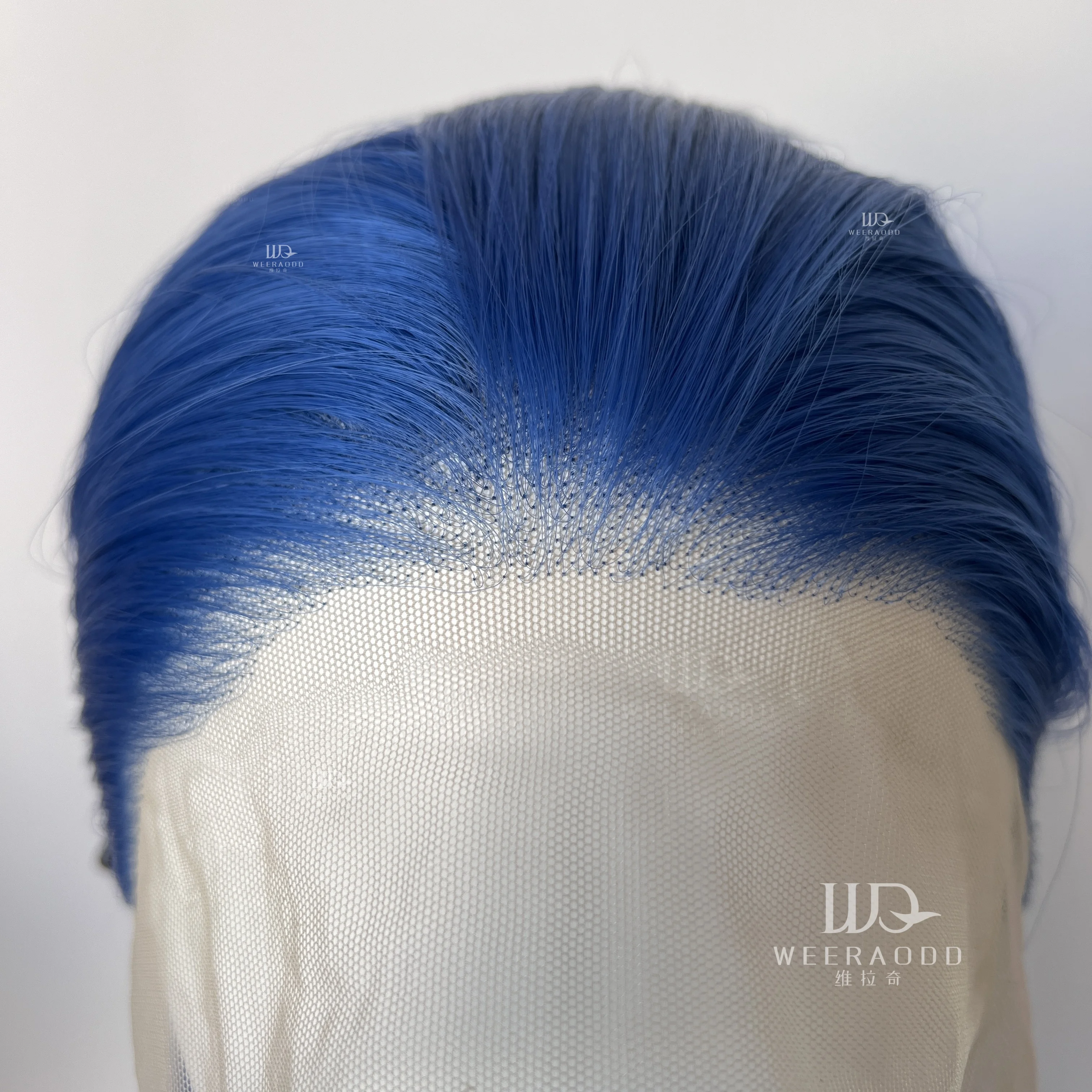 Peluca con malla أمامي sintetica azul zafiro oscuro 13x4 para mujer pelucas sin pegamento largas y rectas de 26 pulgadas peluc