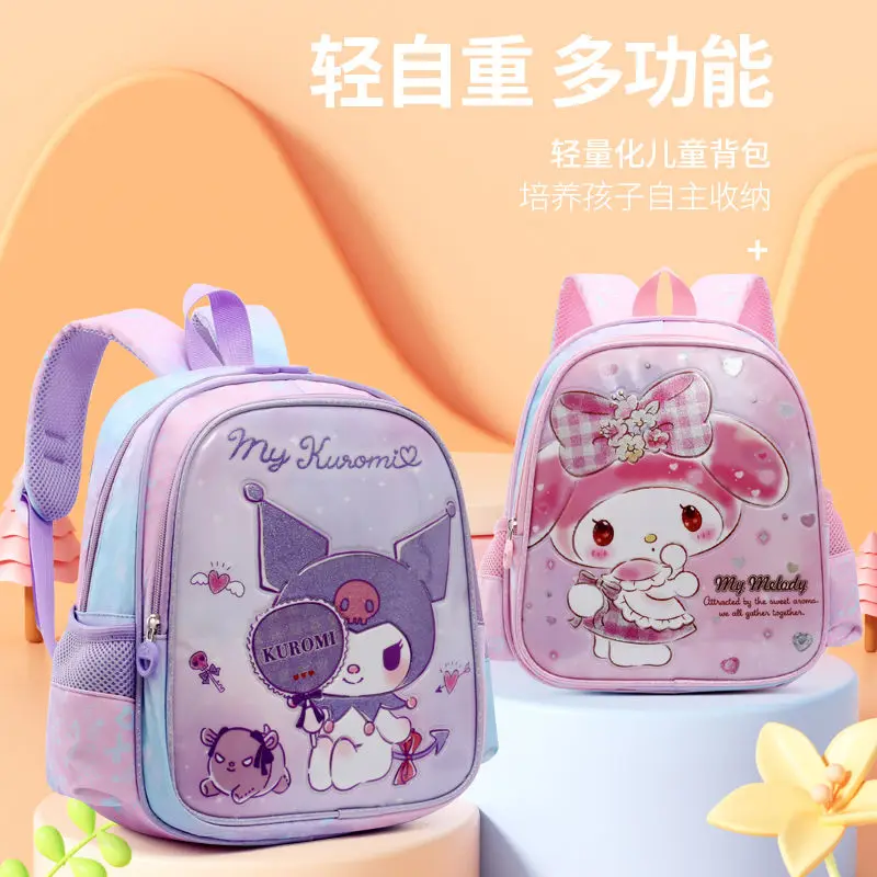 

Sanrio New Clow M Schoolbag Girl Student Portable Burden Alleviation Children Cute Cartoon Backpack Backpack