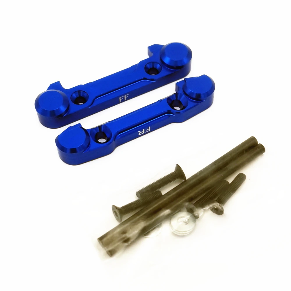 Cubierta de montaje de pasador de montaje de brazo inferior delantero de aluminio, soporte de pasador pivotante para Team Losi Tenacity All LOS234019 LOS234023