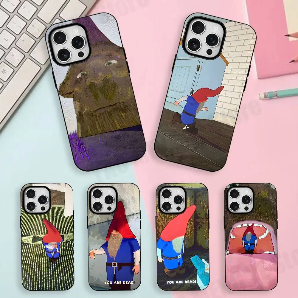 

G-Gnomes Game Silicone Soft Case For iPhone 17,16,15,14,13,12,11 Pro Max For Magnetic Shell Frosted Cover