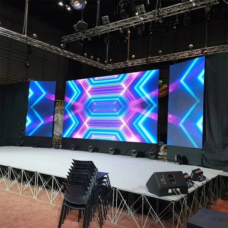 Full Color P1.25 P2 P2.6 P2.9 P3.91 500x1000 Movable Led Video Wall Stage Led Screen Indoor Backdrop Rental Led Display Panels