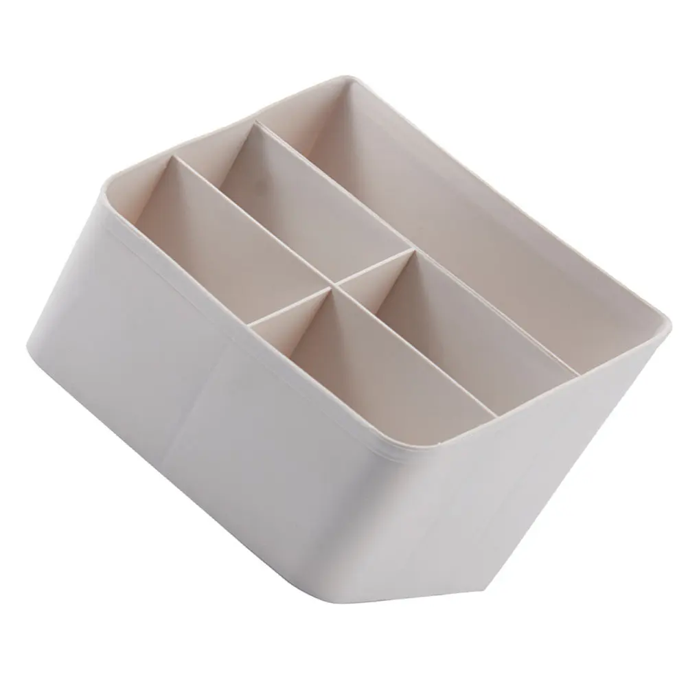 Desktop Storage Organizer Multifunctional Plastic Makeup Organizer Remote Controller Pen Holder Sundries Storage Holder Office