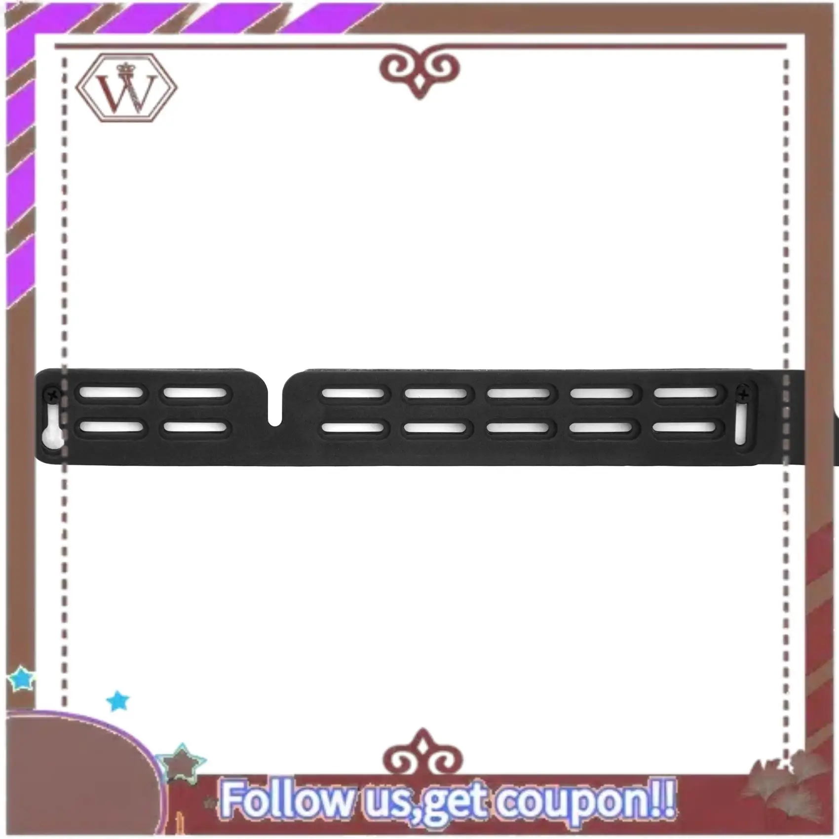 ABBG-حامل تثبيت على الحائط من سبائك الألومنيوم لشريط الصوت Sonos Arc باللون الأسود