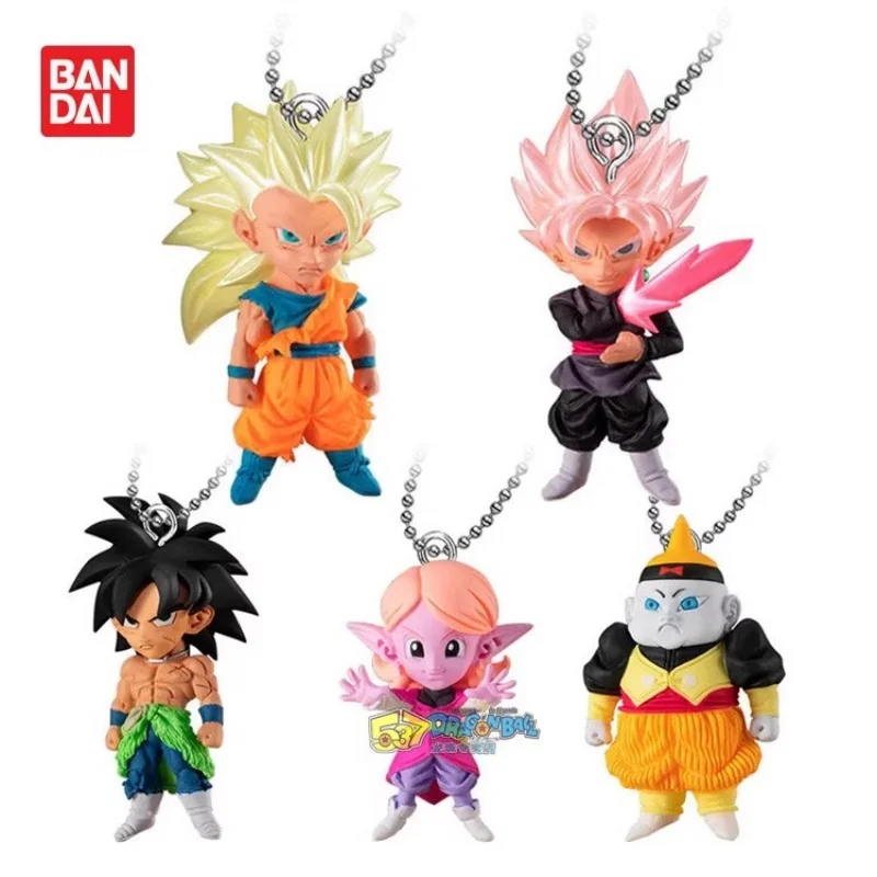 반다이 오리지널 5Pcs Gashapon UDM 버스트 38 드래곤 볼 슈퍼 애니메이션 피규어 어린이를위한 장난감 선물 Collectible Model Ornaments
