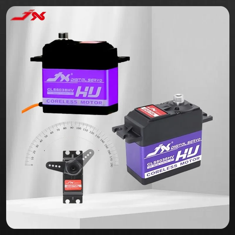 

JX CLS6036HV 60g 36KG бессердечный двигатель с металлической шестерней, цифровой сервопривод для запасных частей для радиоуправляемого вертолета