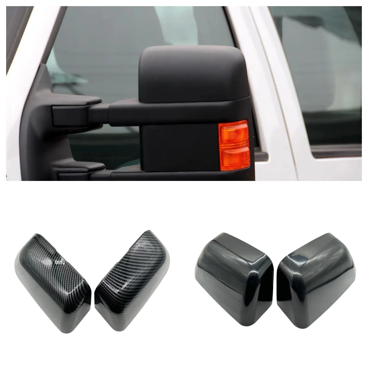 

2 штуки, подходят для моделей Ford 2017-2021 годов, корпуса наружных зеркал заднего вида, передние левый и правый.