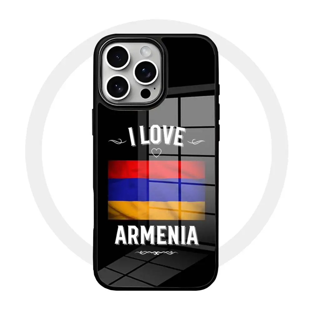

Чехол для телефона с флагом Армении Армении для IPhone 16, 15, 14, 13, 12, 11 Pro Max Plus Mini Magsafe Mirror, беспроводной магнитный чехол