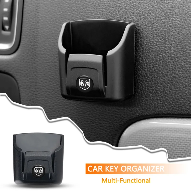 

Car Key Holder Clip Car Interior Storage Box Dashboard Organizer For Dodge Durango Challenger Ram Nitro car sticker car sticker