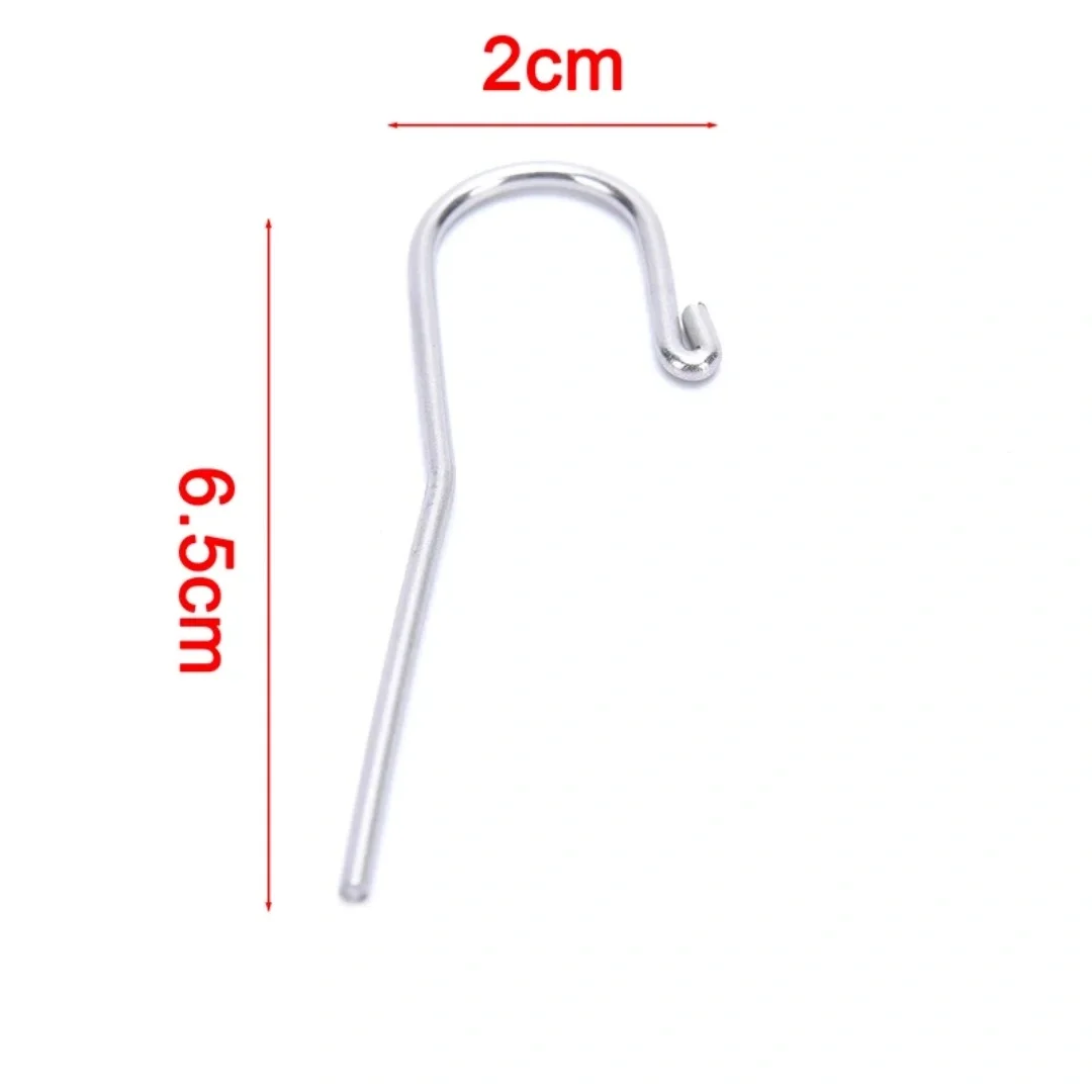 5/10Pcs Dental Lip Hooks Stainless Steel 2mm Root Canal Measuring Accessories Lip Mouth Hook Apex Locator Tool Dentist Supply