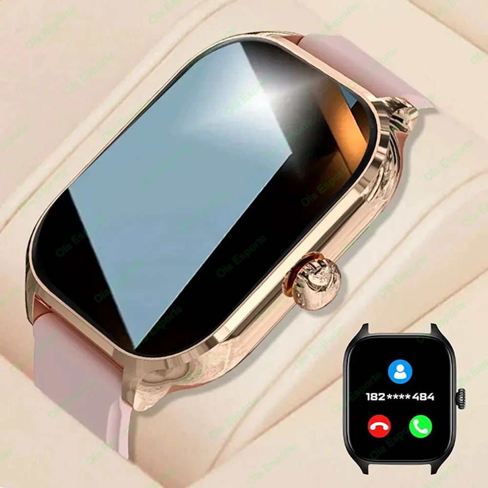 H9 New Smart Watch 2.01 Inch HD Display Answer Make Call Message Preview Sport Modes DIY Dial Weather Forecast For Men Women