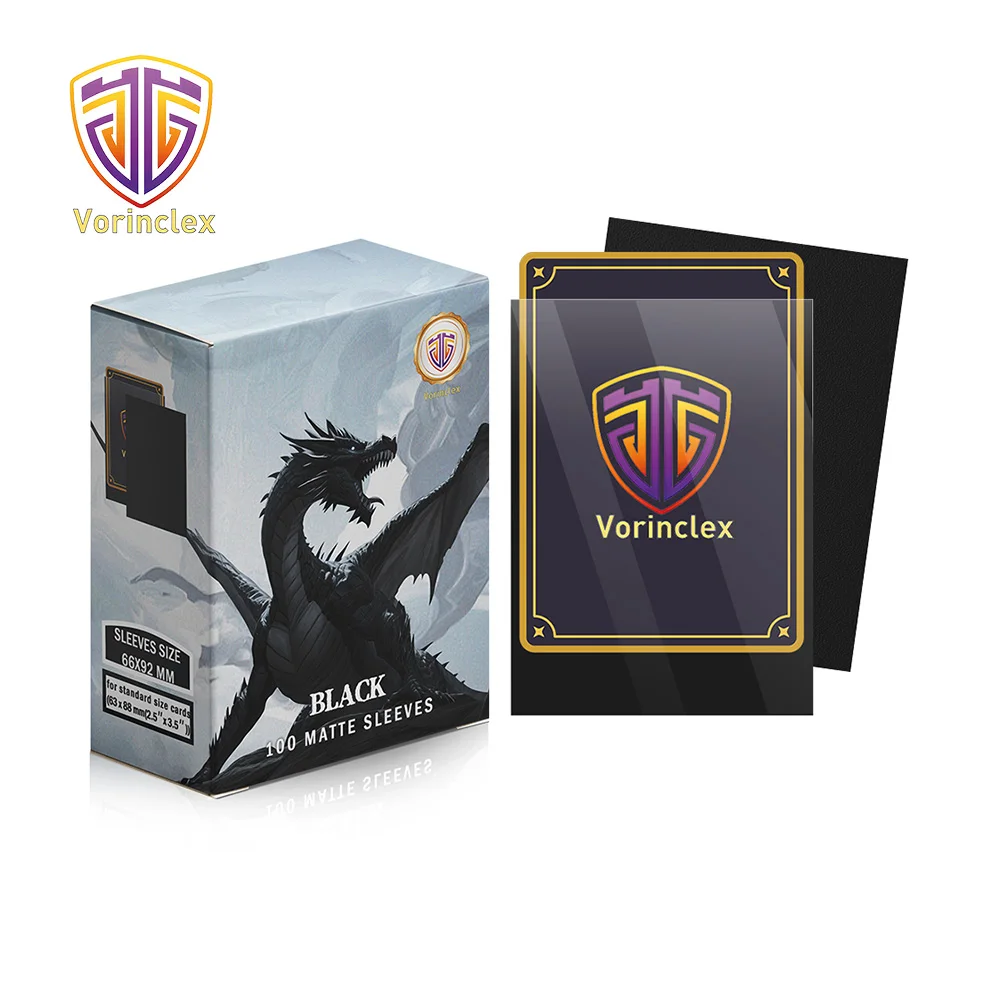 what size card sleeves for mtg Sleeve Kings Standard – 110 Count, Clear 60 Micron Thickness, Medium (63.5 x 88 mm), Compatible with Magic: The Gathering & More – SKU: SKS-8810 : Toys & Games As you summon the chaos of House Rakdos to the battlefield 100PCS Matte Black Card Sleeves