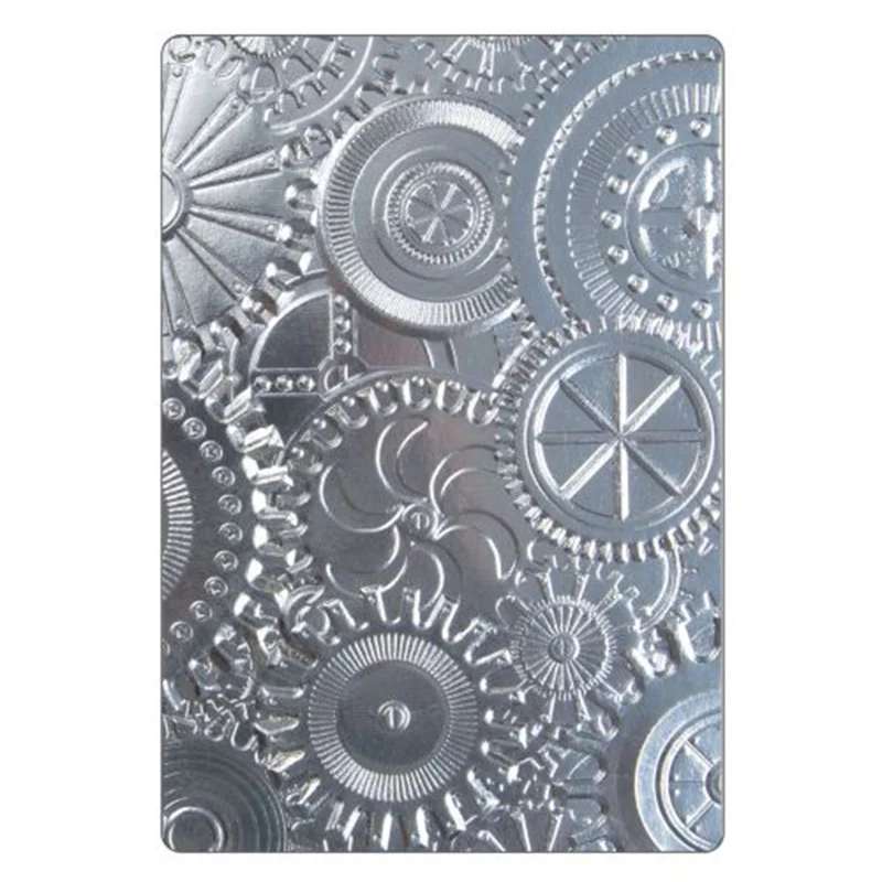 New 3-d Texture Fade Embossed Folder - Tim Holtz's Mechanics For Card Making Scrapbook Paper Diy Process Decorative Articles