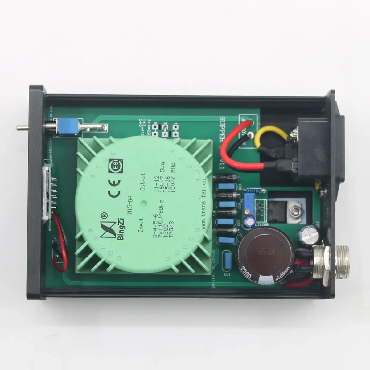 

Finished HIFI 15W Linear Power USB/DAC/External Power Supply DC5V-24V With Display