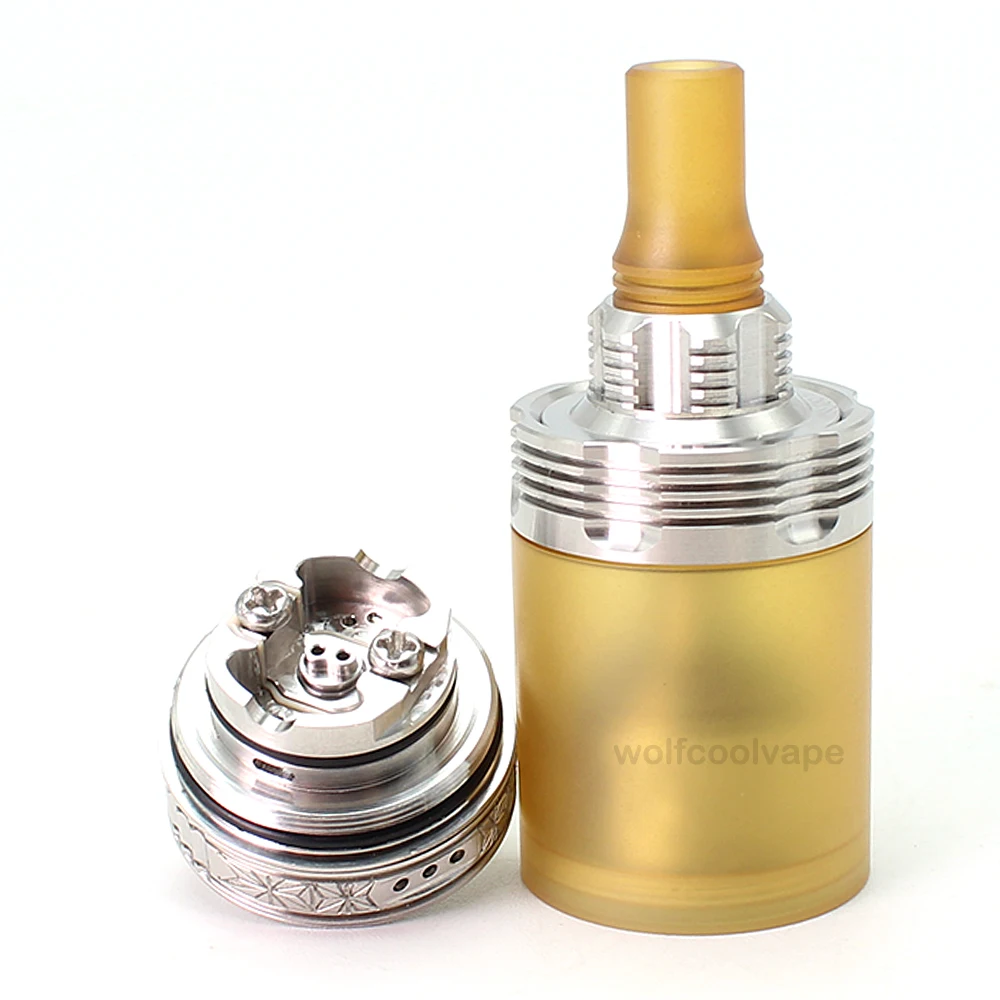 خزان Vape بتصميم Bottcoolvape ، تعبئة علوي ، ملف مفرد MTL RTA ، MTL V2 ، SS316L Iu ، 4-22 ،