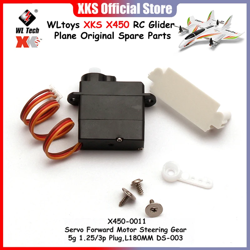 

WLtoys XK X450 RC Glider Plane Spare Parts X450-0011 Aileron Servo Original Accessories