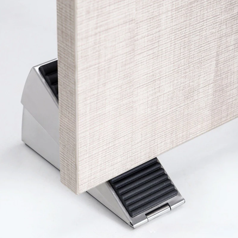 Heavy Duty Door Stop Wedge Tall Door Stoppers For Bottom Of Door, Adjustable Spring Loaded Door Stop Suits