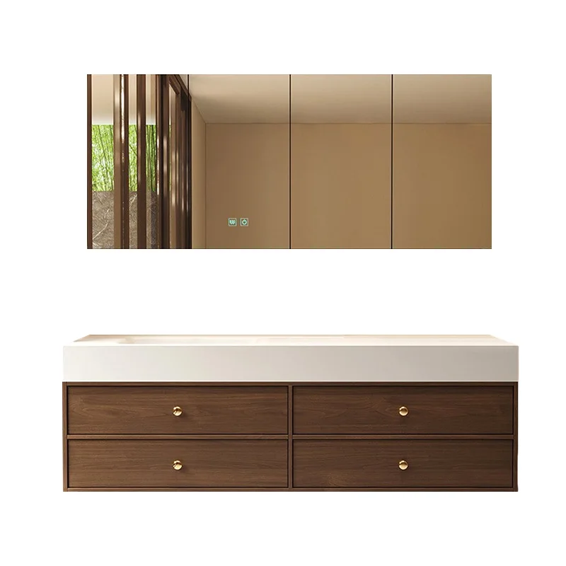 

Medieval style rock slab hot curved bathroom cabinet integrated washbasin wash basin cabinet combined bathroom washbasin washbas