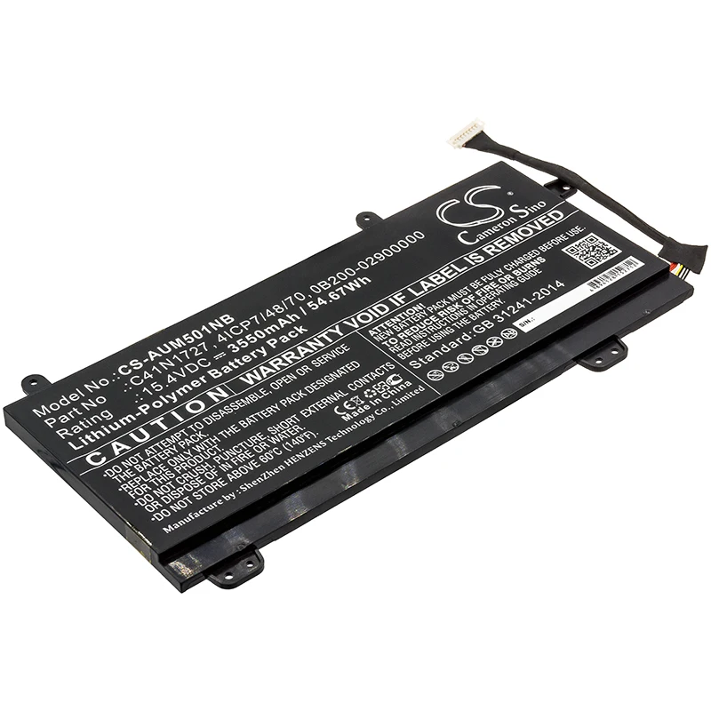 15.4V 3550mAh Notebook, Bateria do laptopa C41N1727 do Asus GM501GM-EI017T,GM501GM,GM501GS,GM501GS-XS74,EI013T,EI007T,ei039T+Narzędzie