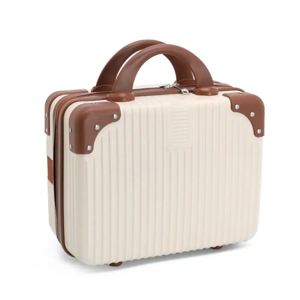 14 inch Mini Travel Suitcase Cosmetic Box Hand Luggage Organizer Makeup Case Small Password Box Boarding Case Good