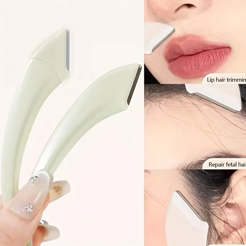 Juego de afeitadora y recortadora de cejas, afeitadora Facial multifuncional con cubierta protectora de precisión de seguridad, herramienta de belleza, 9 Uds.