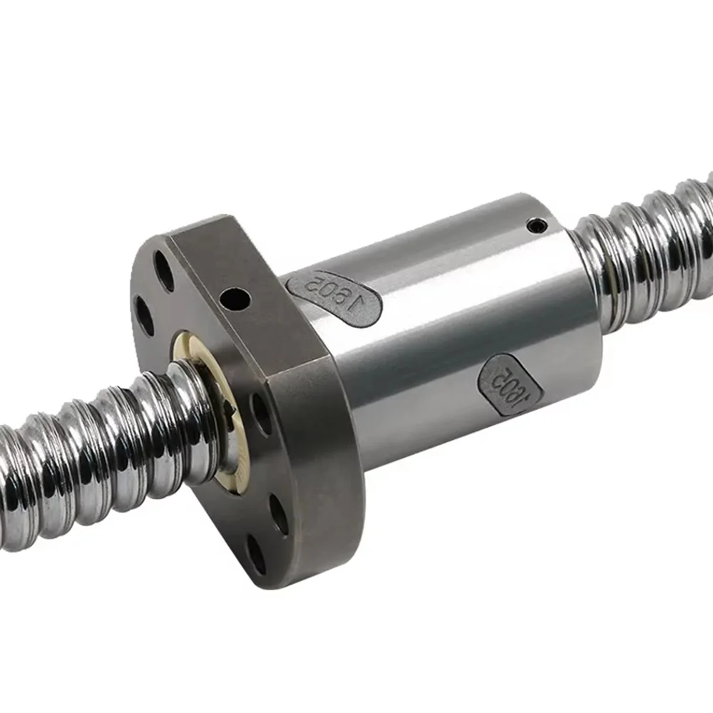 Custom CNC Machining of High-Quality Ball Screws SFU, SFS, SFE, C7 Grade, SFU1204, 150-550mm Transmission Ball Screw Nuts