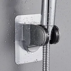 Universal Showerhead Holder Wall Mounted Punch Free Household Adjustable Shower Bracket Self Adhesive Bathroom Accessories