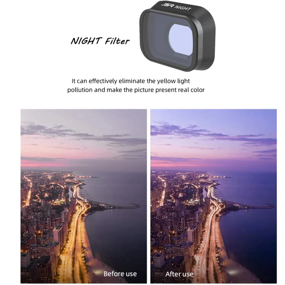 UV CPL Star Night เลนส์ป้องกันหมวกสำหรับ DJI Mini 3 Pro MINI3 PRO Drone Gimbal กล้อง