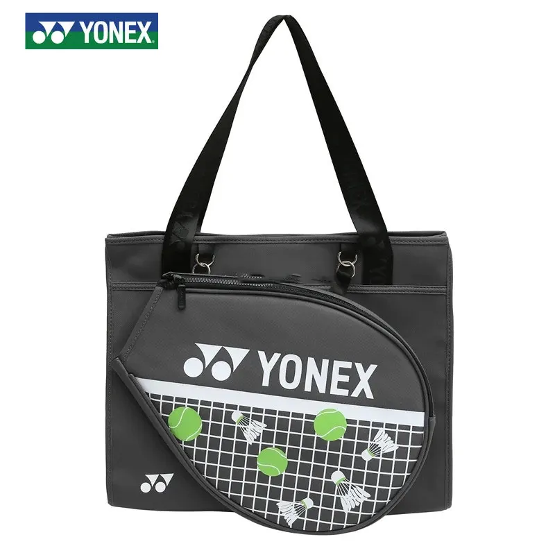 YONEX-Mini Badminton Racket Bag para homens e mulheres, bolsa de ombro impermeável, detém até 2 raquetes, competição ao ar livre, mochila de tênis