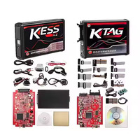 EU Version ECU Programming Tuning Tool For Kess V2 V5.017 OBD2 V7.020 For KTAG Firmware Car Trucks Master BDM Software Red PCB