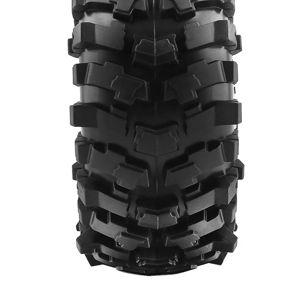 4pcs 1.9 Inch Rubber Tyre 118*45mm For 1/10 Rc Crawler Car Trax Trx4 Axial Scx10 Wraith Scx10 Yikong Rgt Wrangler 1.9 Wheel