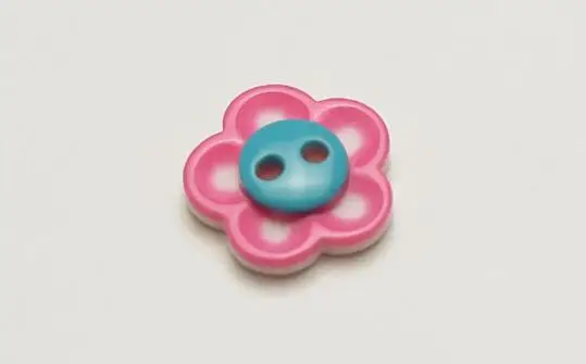 20pcs/LotSize:10.5/14.5mm Flower shape two eyes resin Buttons fashion Button knitted cardigan Accessories Sewing(KK-4128)