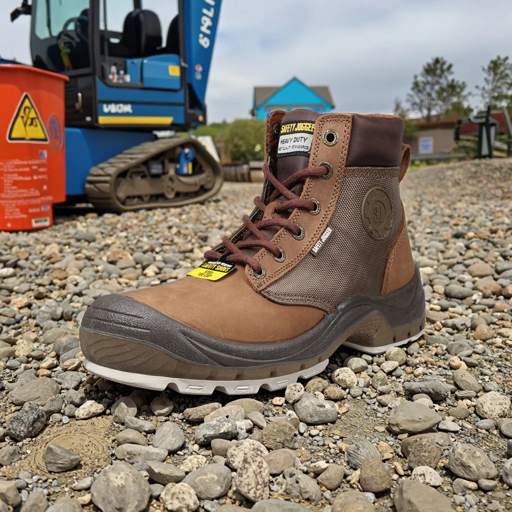 

Brown Water Resistant Steel Toe/midsole S3 SRC Work Safety Boots