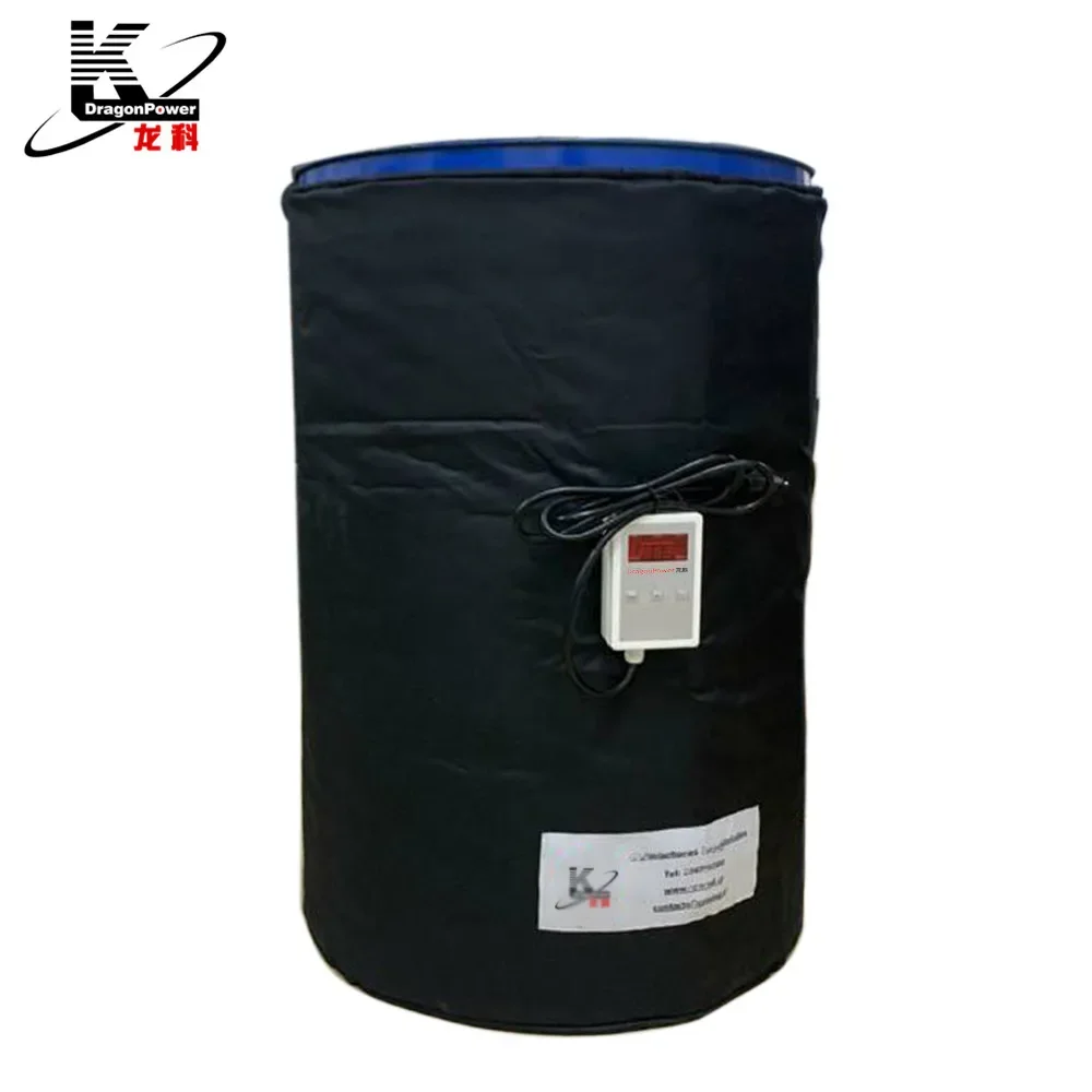 220V Electric 200ltr drum heater Barrel Heating Jacket With Digital Thermostat