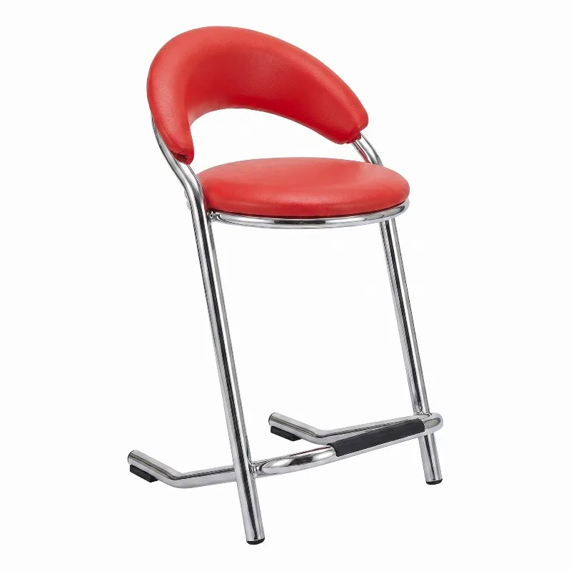 Entertainment Arcade Chair 1.5 Thick Iron Tube 32 Round Game Machine Chair  Leather Back Chair Video Game City Tall Foot
