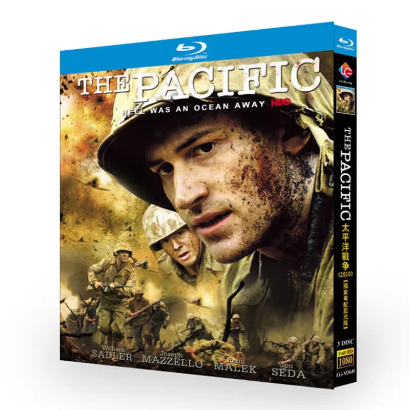 

Blu-ray HD American TV Series The Pacific / The Pacific War BD Discs Box Set with Mandarin English and Cantonese Audio