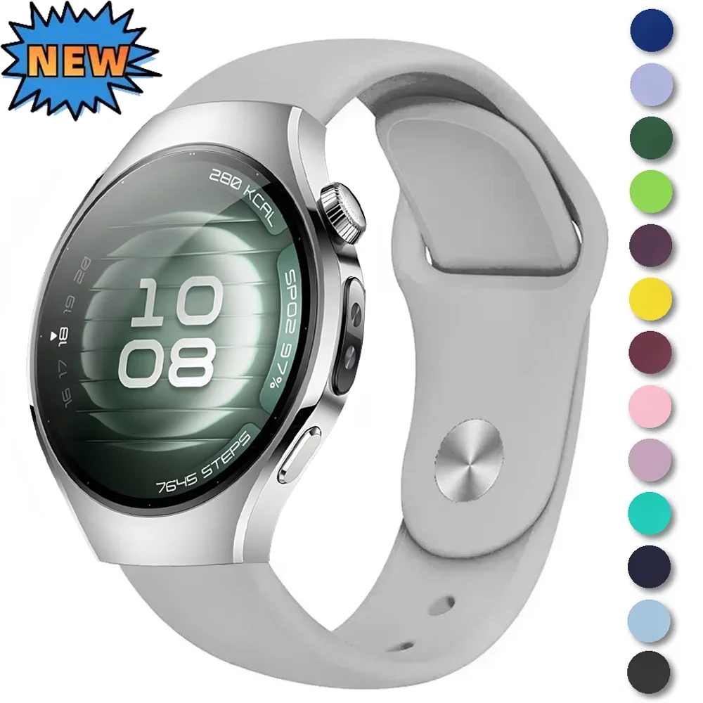 18 مللي متر 20 مللي متر 22 مللي متر سيليكون حزام لهواوي ساعة 5 42 مللي متر 46 مللي متر الفرقة لهواوي ساعة GT5 4 3 2 41 43 مللي متر GT2e GT2Pro GSPro GS4 3 حزام