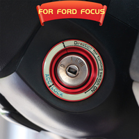 Car Ignition Key Switch Ring Trim Sticker Key Hole Circle Cover for Ford Focus 2 MK2 3 MK3 4 MK4 05-14 Kuga Escape Everes 13-15