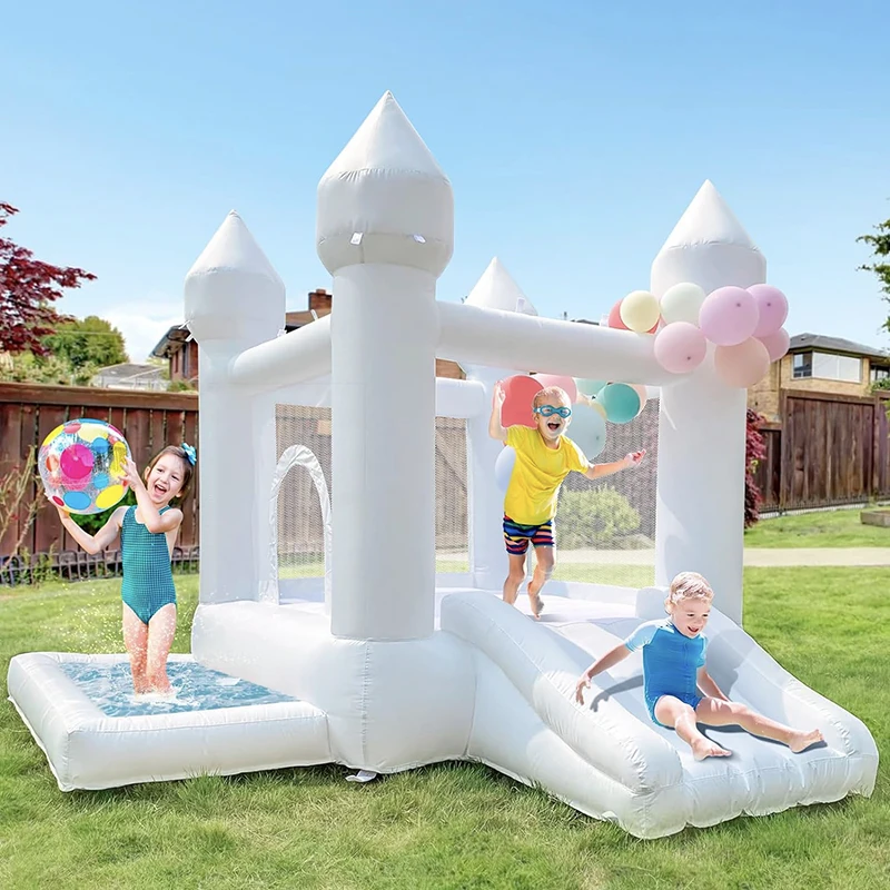 2.7M 점핑 캐슬 인플레이터블 바운시 캐슬 하우스 야외 게임 어린이 장난감 생일 파티 선물 웨딩 이벤트 장식