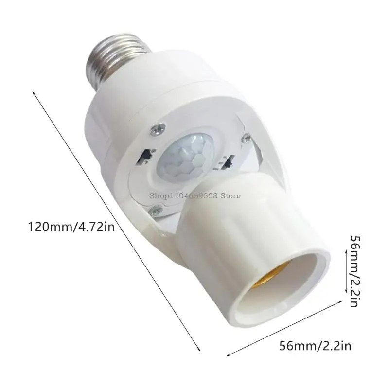 Auto On/Off Light Socket Adapters Infrareds Sensorings Technology Design Energy Design Construction Universal Fit Construction