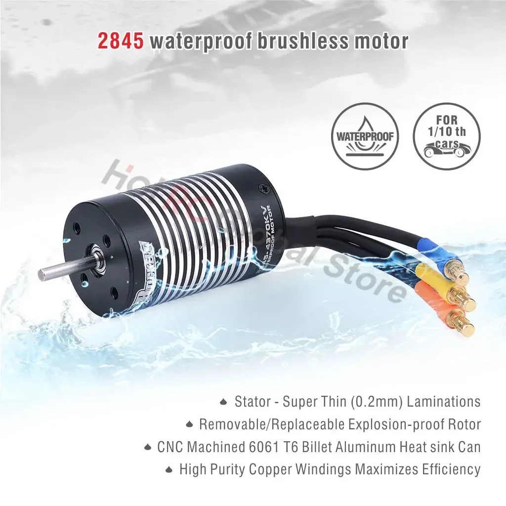 SURPASS HOBBY 2845 3100KV 3800KV 4370KV 5000KV Waterproof Brushless Motor for 1/12 1/14 RC Car WLtoys 12428 Car Accessories - Image 6