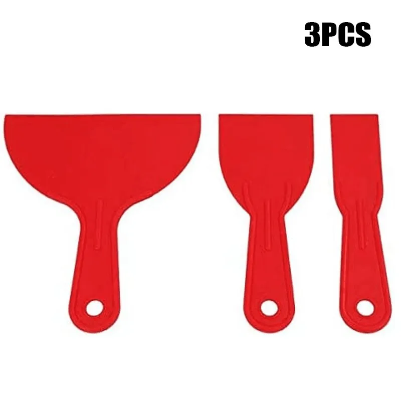 3 Sets Of Grout Scraper 1.5 Inches 3 Inches 6 Inches Plastic Putty Knife Painter Scraper Repair Tools