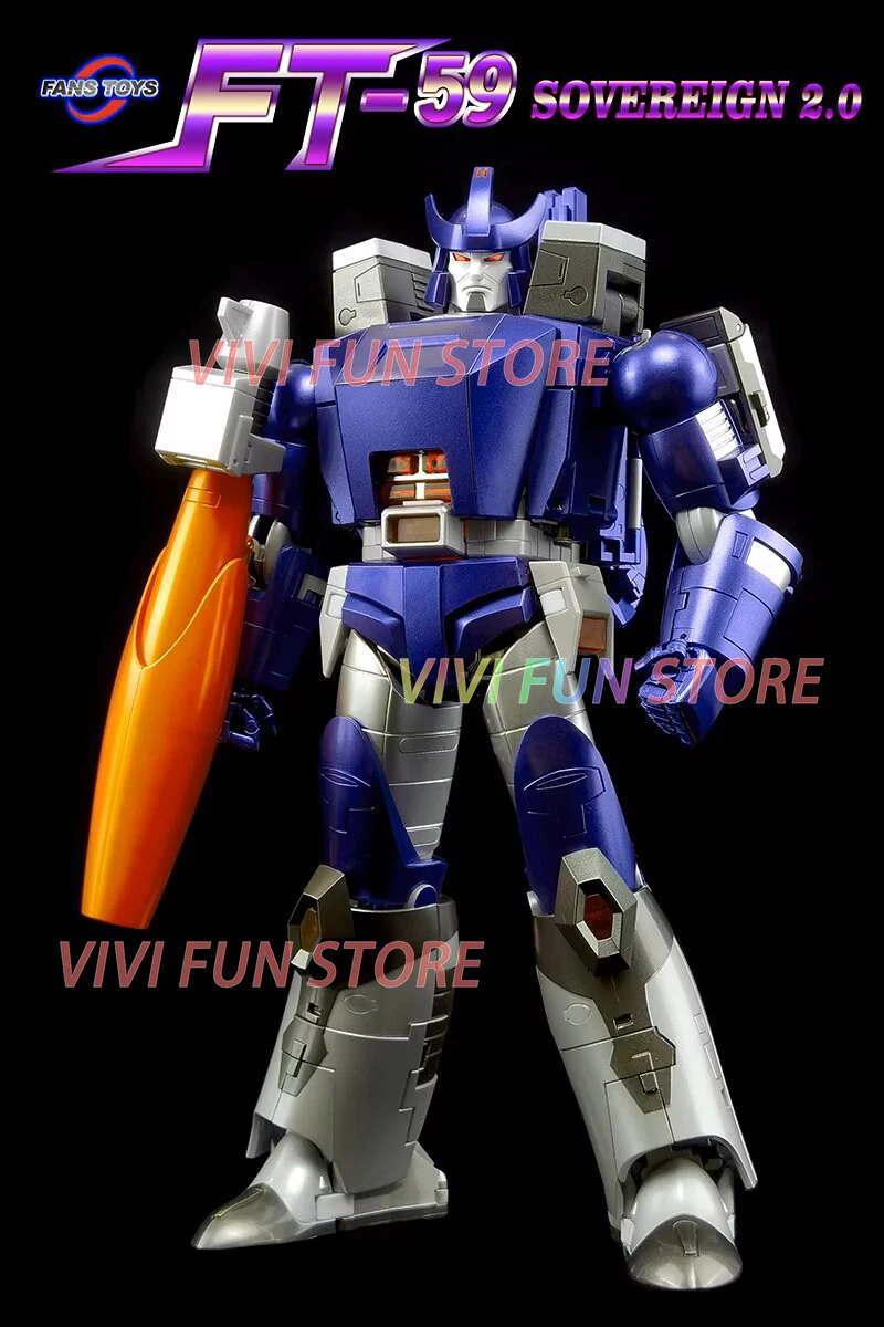 New In Stock Original FansToys FT FT-59 Galvatron 2.0 Movable Model Toys FM05 Deformation Toys FT59 SOVEREIGN 2.0