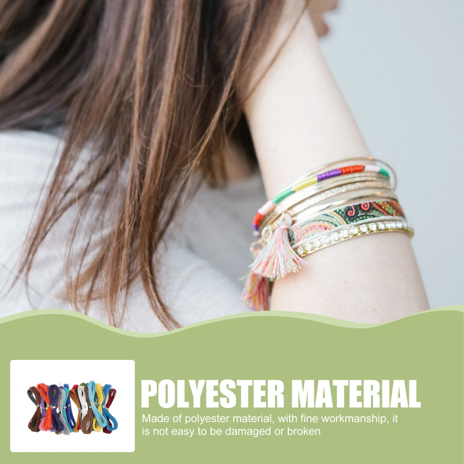 

30 шт. хлопковая веревка DIY ювелирный шнур премиум-класса вощеный полиэстер восковая нить ожерелье браслет изготовление веревок шнур для бисера