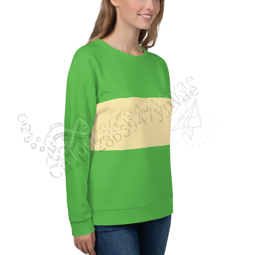 Herbst-Kapuzenpullover für Erwachsene und Kinder, O-Ausschnitt, Chara Frisk, Kris the VESSEL, Undertale, Unisex-Sweatshirt, Cosplay-Kleidung, Spielkleidung. – Detail 7