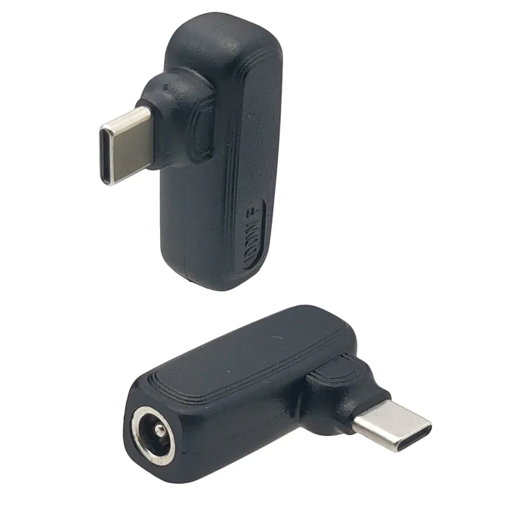 1pc 100W DC 5.5*2.1 5.5*2.5 Female To USB Type C Plug Universal Laptop Charger Converter PD Power Adapter Connector For Lenovo H