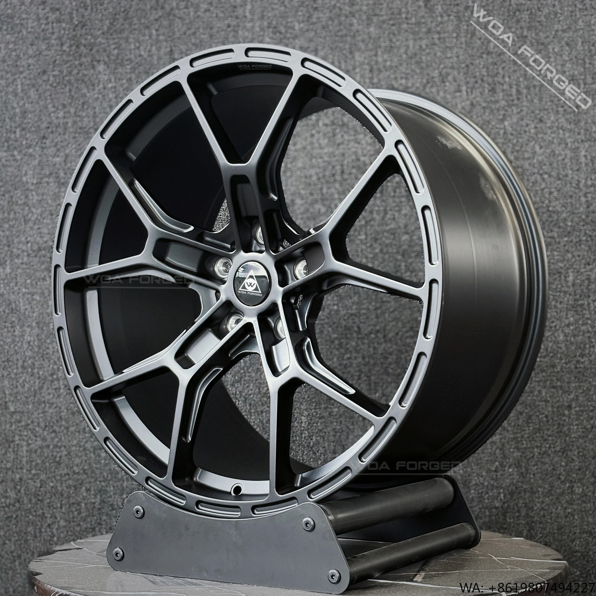 

Customized Style Deep Lip Chromed Forged Alloy Wheels 20 21 22 Inches Multi-spoke Y Design 5x112 5x120 Recessed Design for HF-5