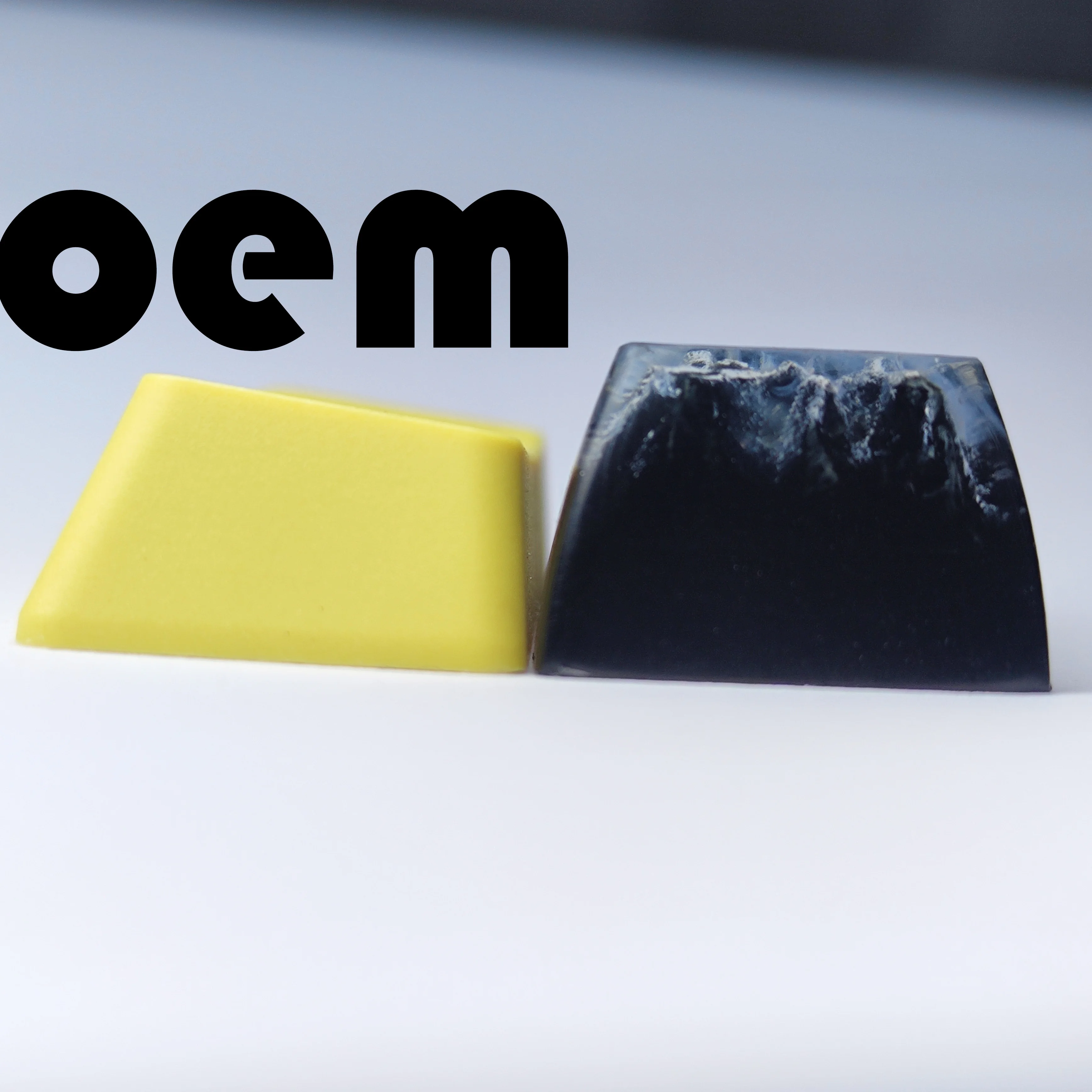 2.25u Left Shift Enter Manual Artisan Resin Keycaps Snow Mountain Valley For Mechanical Backlit Keyboard GK64 Custom Switch Key