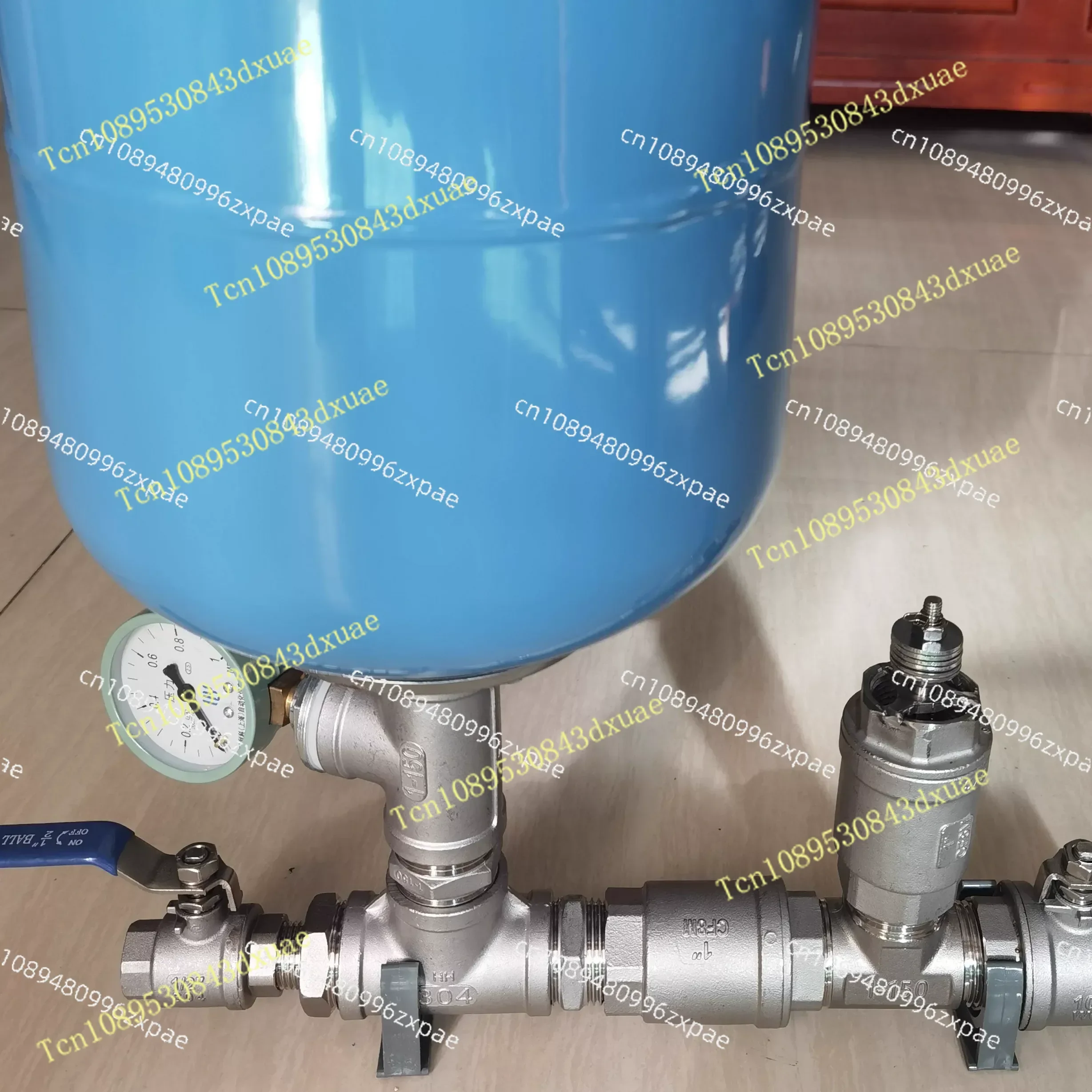 1 Inch 304 Stainless Steel Water Hammer Pump - Electricity & Fuel-Free, High-Lift, Self-Priming Hydraulic Ram